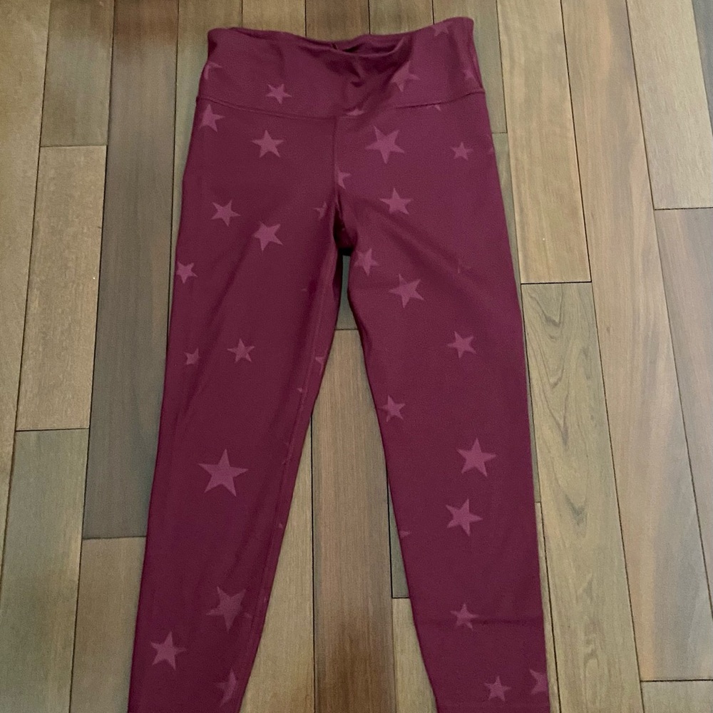 GAP Athletic Leggings with Star Pattern and Drawstring Waist